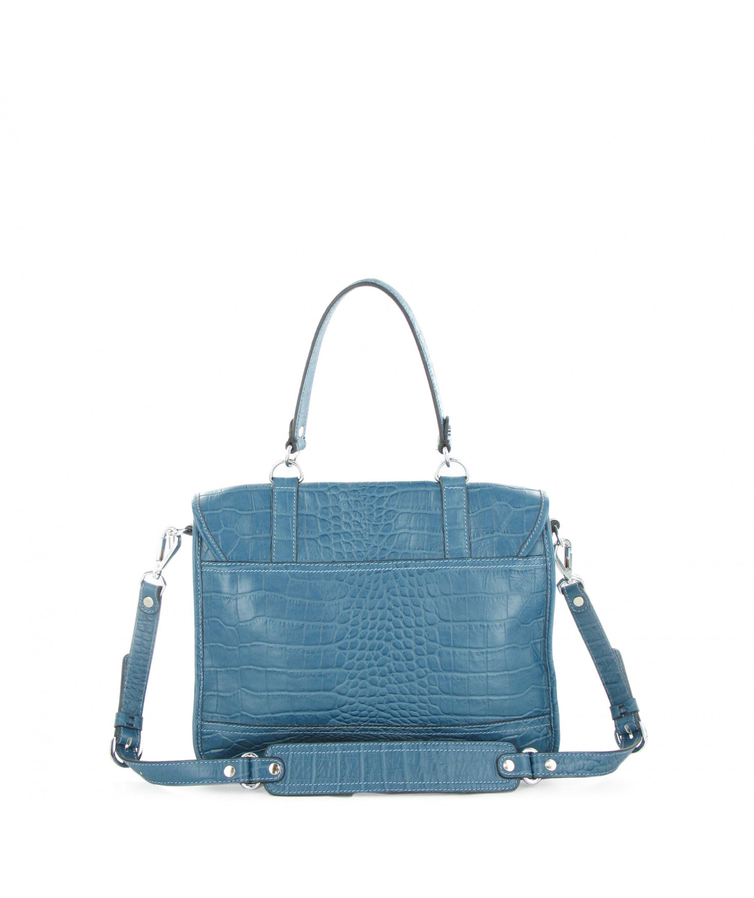 Sorbonne Croco grace Sacs Cartables en Cuir de vachette imprime facon croco KESSLORD