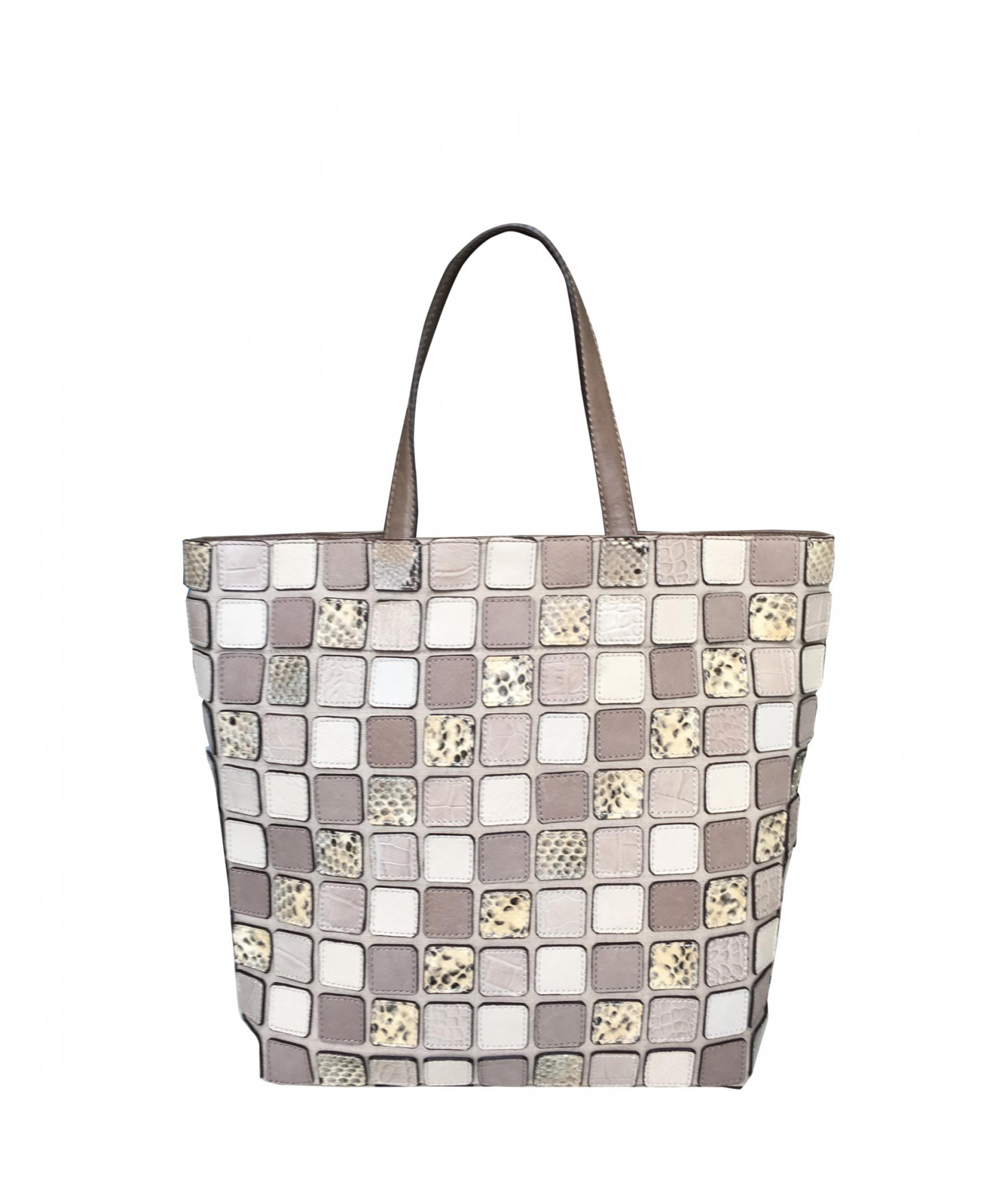 Mosaique Babylone - Sacs Cabas & Shopping en Cuir de vachette