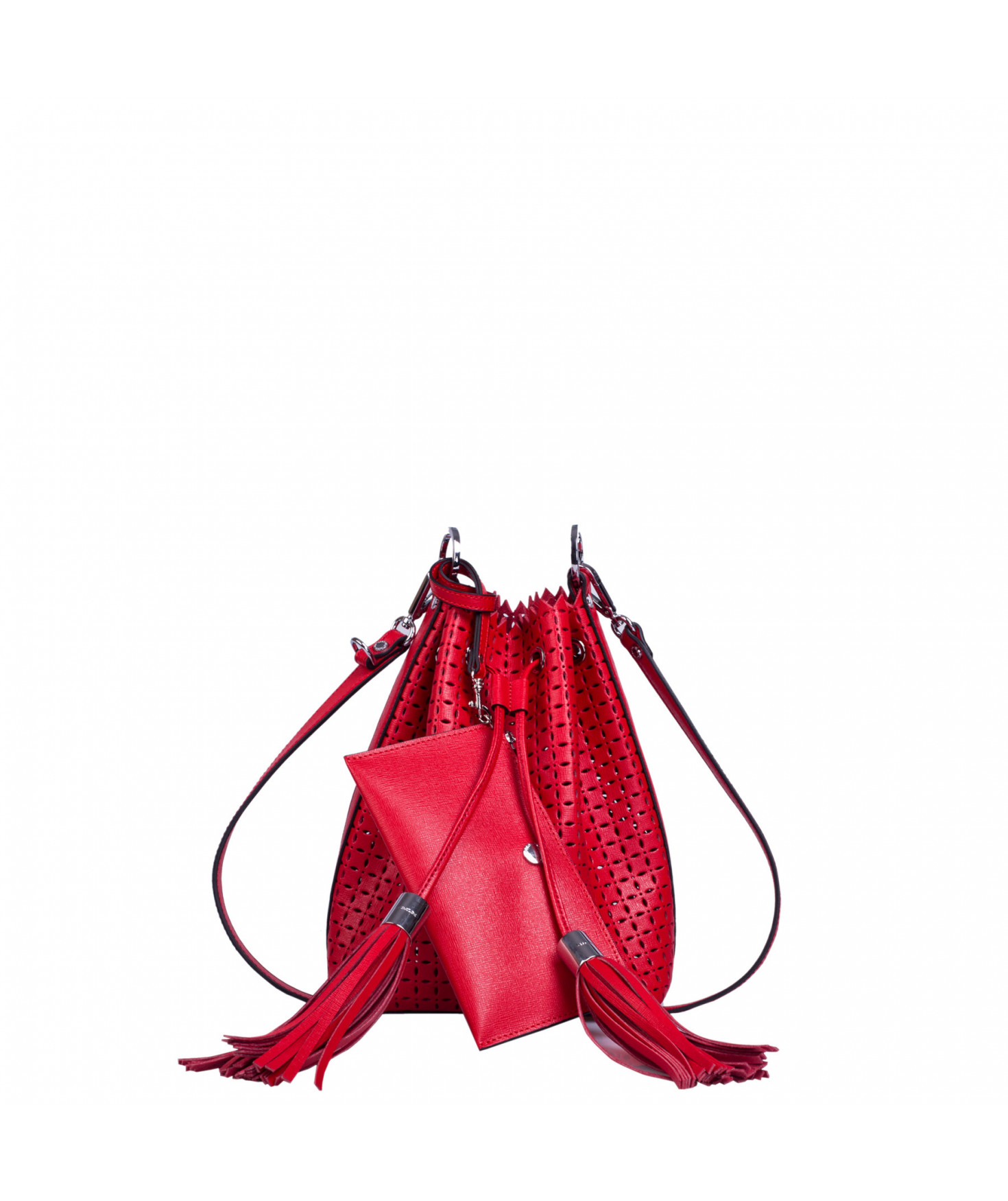 Borsa Etoile Sacs Sacs seau bourse en Cuir de vachette perfor