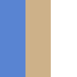 Blue/beige/blanc - BLUCCBL