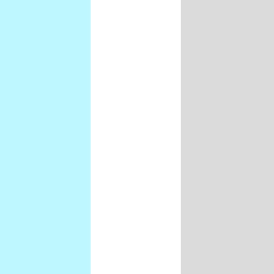 Light aqua/blanc/gris claire - LAQ/BL/GC