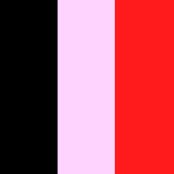 Noir/rose pale/rouge - NRPR
